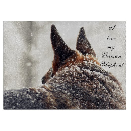 Duitse directie schapenhouderij snijplank (Voorkant)