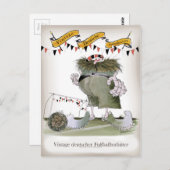  Duitse doelman Briefkaart (Voorkant / Achterkant)