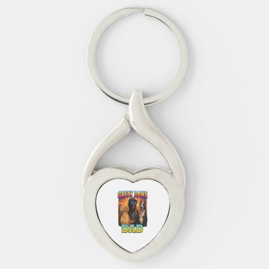 Duitse Dog Sleutelhanger (Voorkant)