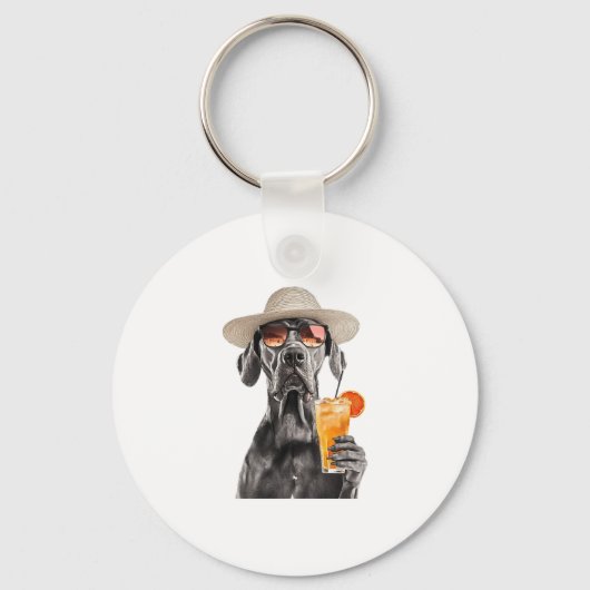 Duitse Dog Sleutelhanger (Voorkant)