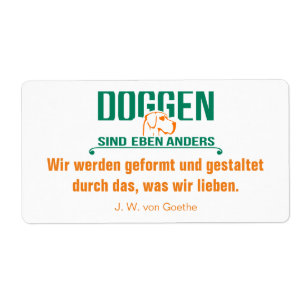 Duitse Dog Stickers