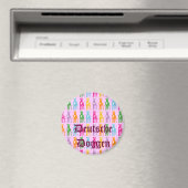 Duitse Doggen Logo Magneet (Insitu (Vaatwasser))