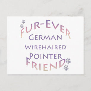 Duitse draadaanwijzer Furever Briefkaart