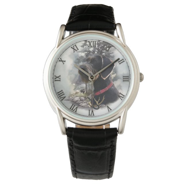 Duitse draadaanwijzer, GWP Horloge (Voorkant)