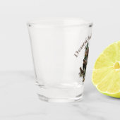 Duitse Draadhaar Shot Glas (Links)