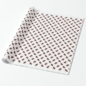 Duitse draadharige aanwijzer Santa Paws Cadeaupapier (Uitgerold)