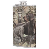 Duitse Draadharige Pointer Heupfles (Links)