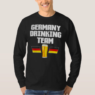 Duitse Drank Team Duitse Volksfeest Duitse Bier T-shirt