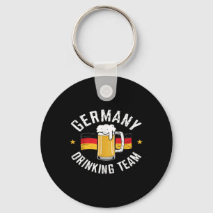 Duitse Drink ploeg Duitsland vlag Funny Gift Sleutelhanger