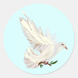 Duitse Duif & Olijftak Sticker