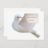 Duitse Duif Uitnodigingen (Voorkant / Achterkant)