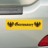 Duitse Eagle Duitsland Bumpersticker (Op auto)