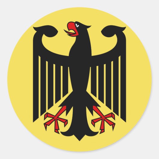 Duitse Eagle Emblem Sticker (Voorkant)