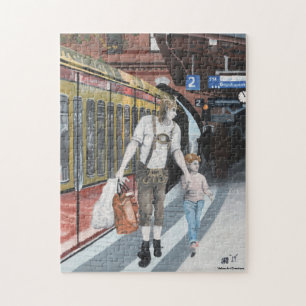 Duitse Elf Shopping Fantasy Medium Jigsaw Puzzel