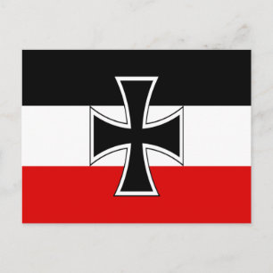 Duitse Empire Flag Briefkaart