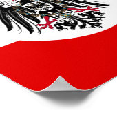 Duitse Empire Flag Poster (Hoek)
