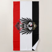 Duitse Empire Flag Strandlaken (Voorkant)