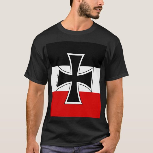 Duitse Empire Flag T-shirt (Voorkant)