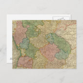 Duitse Empire Map Briefkaart (Voorkant / Achterkant)