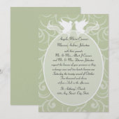 Duitse en lint/ Huwelijk Kaart (Voorkant / Achterkant)