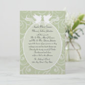 Duitse en lint/ Huwelijk Kaart (Staand voorkant)