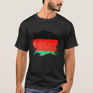 Duitse en Wit-Russische Mix Erfgoed Vlag T-shirt