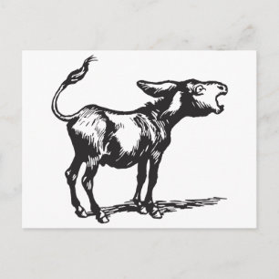 duitse ezel briefkaart