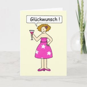 Duitse felicitaties Gluckwunsch Kaart