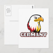 Duitse Gouden Adelaar Briefkaart (Voorkant / Achterkant)
