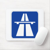 Duitse handtekening Autobahn Muismat (Met muis)