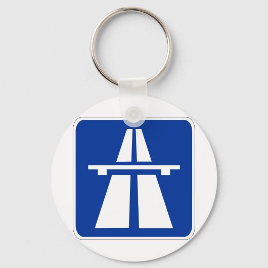 Duitse handtekening Autobahn Sleutelhanger (Voorkant)