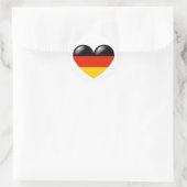 Duitse hart sticker - Deutsche Herz (Tas)