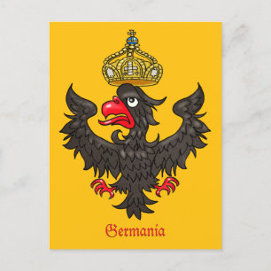 duitse heraldische adelaar briefkaart