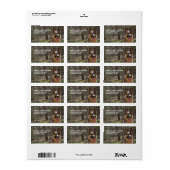 Duitse herder Adres Stickers (Full Sheet)