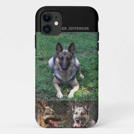 Duitse herder: Afbeelding Collage Case-Mate iPhone Case (Achterkant)