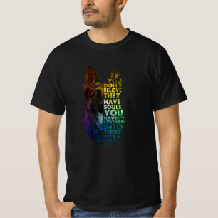 Duitse herder als je hun ogen niet gelooft t-shirt