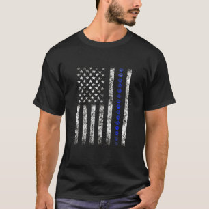 Duitse herder Amerikaanse vlag Canine Veterans Day T-shirt