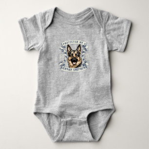 Duitse herder Baby Bodysuit