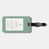 Duitse Herder Bagage Labels (Achterkant horizontaal)