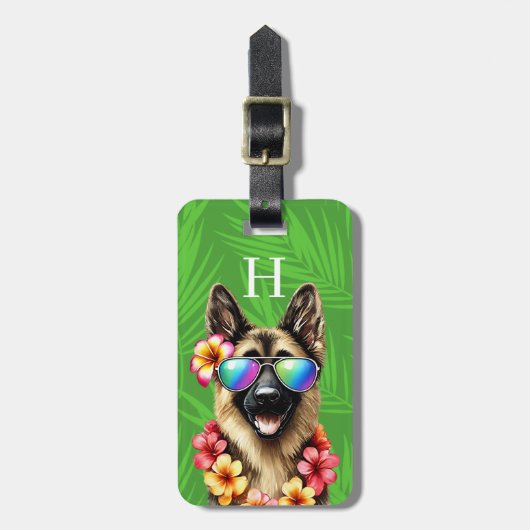 Duitse Herder Bagage Labels (Voorkant verticaal)