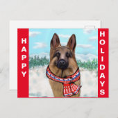 Duitse herder briefkaart (Voorkant / Achterkant)