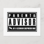 Duitse herder briefkaart (Voorkant)