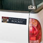 DUITSE HERDER BUMPERSTICKER (Op Truck)