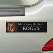 DUITSE HERDER BUMPERSTICKER (Op auto)