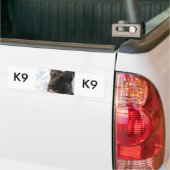 Duitse herder bumpersticker (Op Truck)