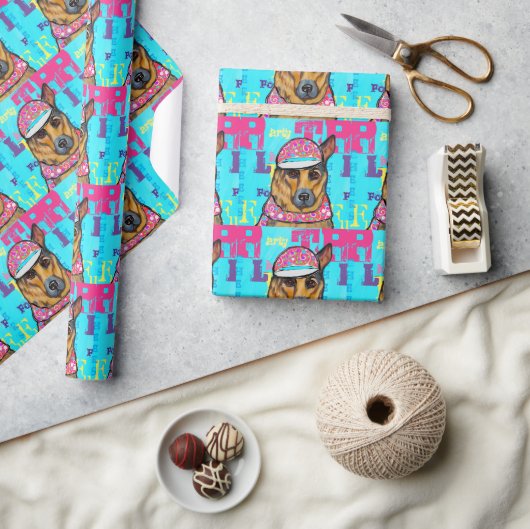 Duitse Herder Cadeaupapier (Crafts)