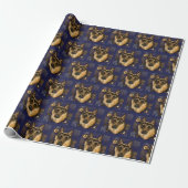 Duitse Herder Cadeaupapier (Uitgerold)