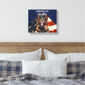 Duitse Herder     Canvas Afdruk (Insitu (Slaapkamer))