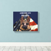Duitse Herder     Canvas Afdruk (Insitu (Houten vloer))