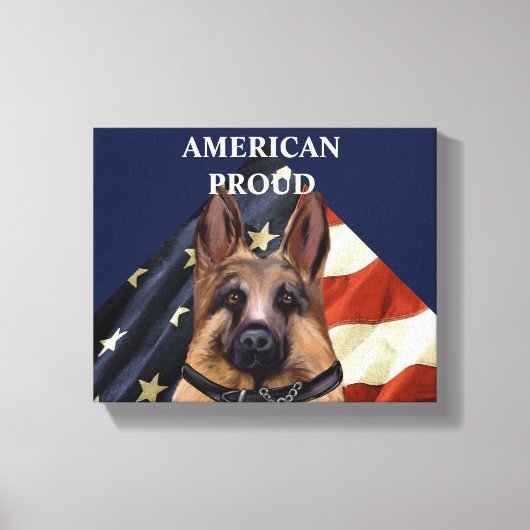 Duitse Herder     Canvas Afdruk (Voorkant)
